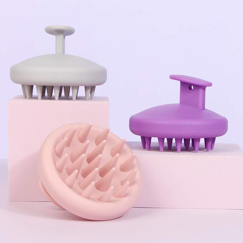 Silicone Scalp Massager Shampoo Brush