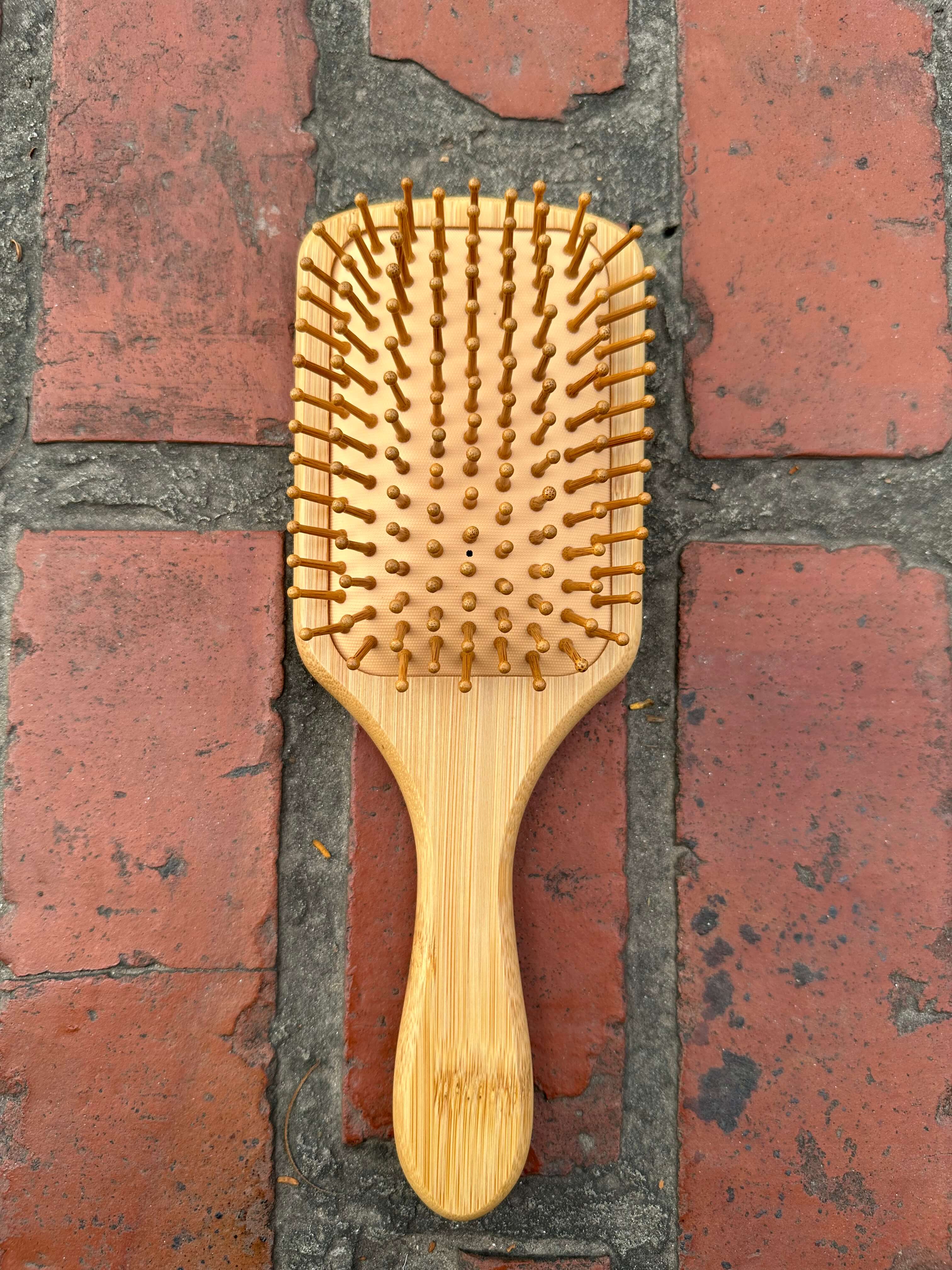 Square Bamboo Scalp Massage Comb Hair Brush Improve Hair Growth Wood hairbrush Prevent Hair Loss Comb Bamboo Comb Teeth