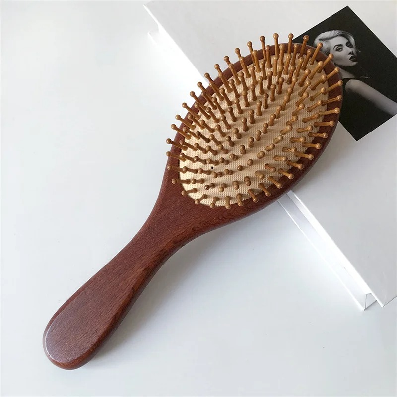 Oval Hair Brush – Eco-Friendly Wooden Comb for Smooth & Healthy Hair