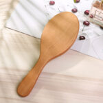 Oval Bamboo Hair Brush for Smooth Detangling & Scalp Relaxation - Image 4