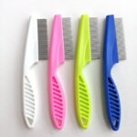 Pet Lice & Flea Comb – Stainless Steel Fine Tooth Grooming Tool for Cats and Dogs