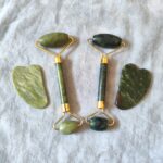Jade Facial Roller & Gua Sha Set – Natural Stone Face Massager for Firming, Lifting & Relaxing Skin - Image 4