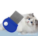 Stainless Steel Lice and Flea Comb – Compact Plastic Handle Grooming Tool - Image 2