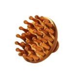 Sandalwood Round Wooden Massager – Natural Scalp & Body Massage Brush - Image 9
