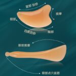 Resin Gua Sha Facial Massage Tool Set – Scraping Board for Face, Neck & Body Relaxation - Image 3