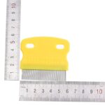 Plastic Handle Lice and Flea Comb – Stainless Steel Fine Tooth Hair & Pet Grooming Tool - Image 8
