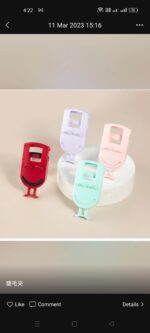 Cute Mini Eyelash Curler – Portable Smiley Design for Perfect Natural Lashes - Image 5