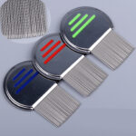 Stainless Steel Lice and Flea Comb – Fine Tooth Hair & Pet Grooming Tool