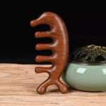 Natural Sandalwood Wooden Scalp Massage Tool for Head Relaxation & Stress Relief - Image 4