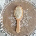 Oval Bamboo Hair Brush for Smooth Detangling & Scalp Relaxation - Image 8