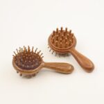2-in-1 Sandalwood Wooden Hair Brush & Scalp Massager - Image 7