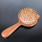 Cat-Shaped Wooden Hair Brush – Cute Sandalwood Detangling Comb - Image 2