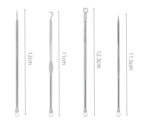 5 Pcs Stainless Steel Comedone Extractor Kit – Blackhead, Whitehead & Acne Removal Tools with Storage Box - Image 8