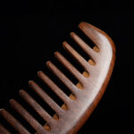 Sandalwood Wooden Moon Shape Hair Comb - Image 2
