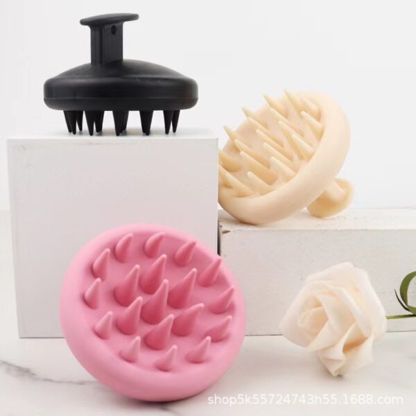 Full Silicone Scalp Massage Brush – Soft Hair Washing Brush for Deep Cleansing
