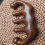 Natural Sandalwood Wooden Scalp Massage Comb for Head Relaxation & Daily Care - Image 3