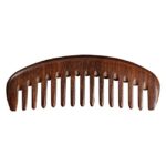 Sandalwood Wooden Moon Shape Hair Comb - Image 4