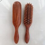 Sandal Long Hair Brush – Natural Wooden Detangling & Massage Comb