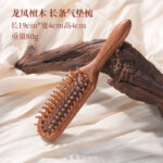 Sandal Long Hair Brush – Natural Wooden Detangling & Massage Comb - Image 9