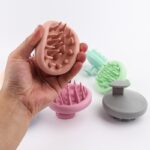 TP Material Scalp Massage Brush – Soft Silicone Shampoo Brush for Deep Cleaning - Image 2