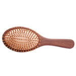 Oval Wooden Hair Brush for Gentle Detangling and Scalp Relaxation - Image 5