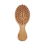 Mini Bamboo Hair Brush for Scalp Massage & Hair Care - Image 5