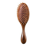 Oval Sandal Wooden Hair Brush – Handcrafted Sandalwood Brush with Soft Rounded Bristles for All Hair Types - Image 9