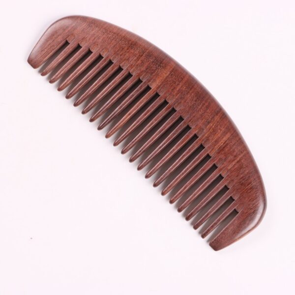 Sandalwood Wooden Moon Shape Hair Comb