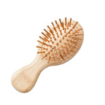 Mini Bamboo Hair Brush for Scalp Massage & Hair Care - Image 6