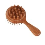 2-in-1 Sandalwood Wooden Hair Brush & Scalp Massager - Image 9
