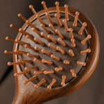 Sandalwood Mini Hair Brush – Natural Wooden Detangling Brush - Image 7