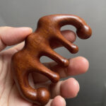 Natural Sandalwood Wooden Scalp Massage Comb for Head Relaxation & Daily Care - Image 2