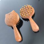 Sandalwood Cat-Shaped Wooden Massager – Natural Scalp & Body Massage Brush - Image 7