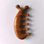 Natural Sandalwood Wooden Scalp Massage Tool for Head Relaxation & Stress Relief - Image 3