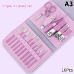 Complete Nail Care Kit – 16 in 1 Stainless Steel Manicure Pedicure Grooming Set for Home & Travel - Image 9