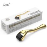 Golden DRS Derma Roller 540 Titanium Needles – Premium Microneedle Skin & Hair Therapy Tool - Image 2