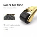 Golden DRS Derma Roller 540 Titanium Needles – Premium Microneedle Skin & Hair Therapy Tool - Image 7