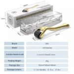 Golden DRS Derma Roller 540 Titanium Needles – Premium Microneedle Skin & Hair Therapy Tool - Image 8