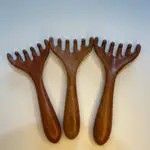Six-Claw Meridian Massage | Wooden Wide-Tooth Scalp Massage Rake Comb - Image 4