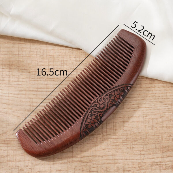 Sandal Moon Comb – Wide Tooth & Fine Tooth